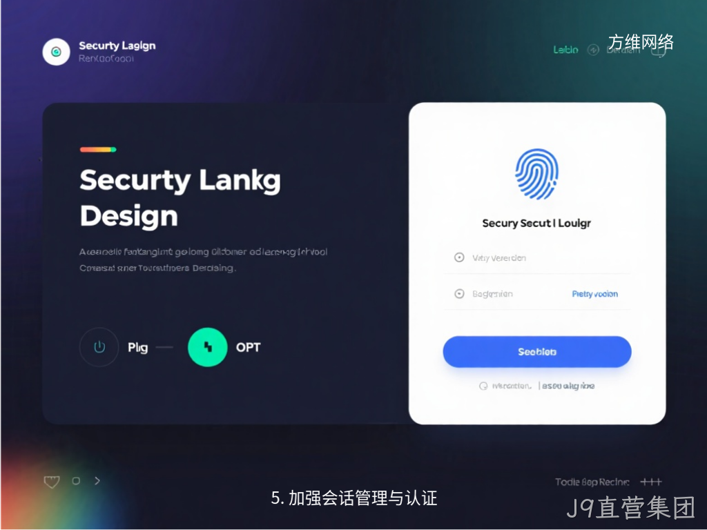 5. 加强会话管理与认证